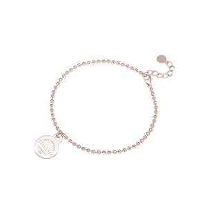 [티르리르] 블랑 스터링 실버핑크 라운드 팔찌 HBGMS0013P