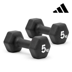 아디다스 육각 아령 5kg 세트 덤벨 바벨 푸쉬업바 팔운동