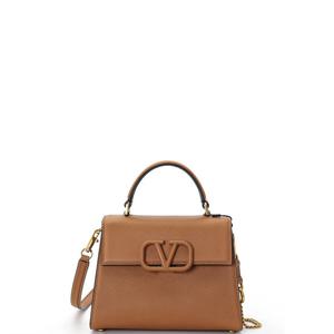 발렌티노 S 스탐파 알체 탑 핸들 백 22 아몬드 4W2B0F53 KGW KEL