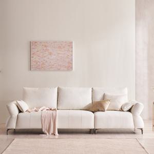 위메종 엘로이 구스 4인 비건 가죽 소파