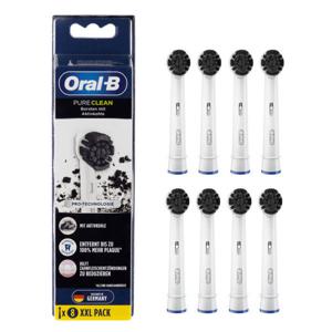 오랄비전동칫솔모 오랄비퓨어클린칫솔모 EB20CH 8개 차콜 오랄비칫솔모 리필모 퓨어클린