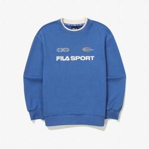 [휠라키즈] 헤리티지 스포츠 맨투맨 (FK2POG3201X_EBU)