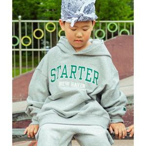 [본사][스타터블랙라벨키즈]뉴 헤이븐 아크 로고 스웻 후디(멜란지 그레이) ST243IHD02_MLG