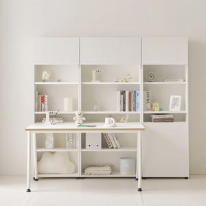 나무뜰 에듀S 공부방 학생 책장 책상 6단 2000 세트 DWF076C (착불)