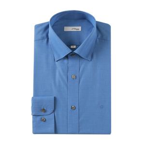 [에스티듀퐁(셔츠)]24FW 프랜치블루 120수 일반핏셔츠 세미정장룩코디 SE4FM11LS152SBU