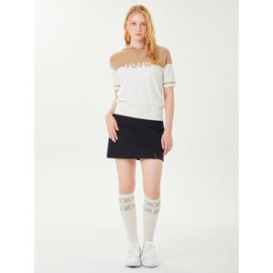 [볼빅어패럴] 여성 골프 에센셜 뒷밴딩 H라인 큐롯 VLCUO992_BK