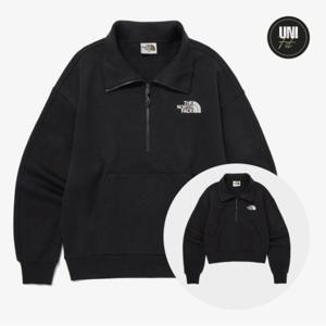 노스페이스자켓 JQS NM5MQ01L 컴피 하프 집 스웨트 셔츠