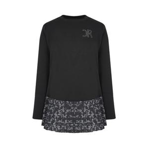 [크로커다일 레이디]밑단 플리츠 포인트 티셔츠 CLDSTS106