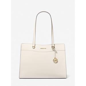 마이클 코어스 제트 세트 트래블 사피아노 가죽 포켓 토트 라지 35F4GTVT9L2171 라이트 크림