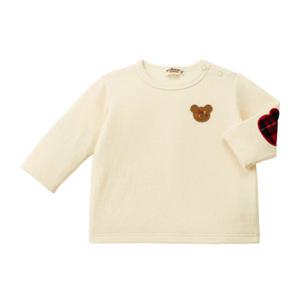 [미키하우스] HB 곰돌이 체크 엘보 패치 T 17O305205