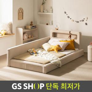 젠티스 스너그온 패브릭 LED 저상형 침대SS[자모고유로탑본넬SS]
