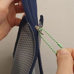 비즈키링 볼체인 군번줄 컬러 12cm 10P 재료 악세사리