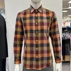 [서광모드] HC20 선염체크 남방셔츠 SSCCEFSH5009_BR