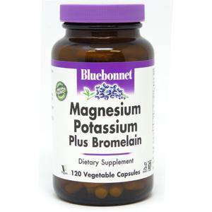 블루보넷 뉴트리션 마그네슘 포타슘 플러스 브로멜라인 120 식물성캡슐