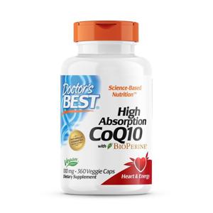 2개X  닥터베스트  고흡수  코큐텐  CoQ10  바이오페린  100mg  360  베지  캡슐