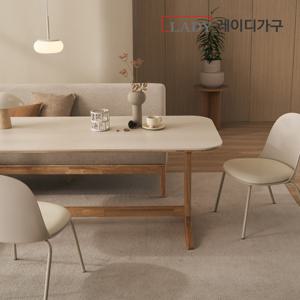 [3만원상품권]엘린 패밀리 원목 세라믹식탁 4인 세트 윈디소파벤치의자형