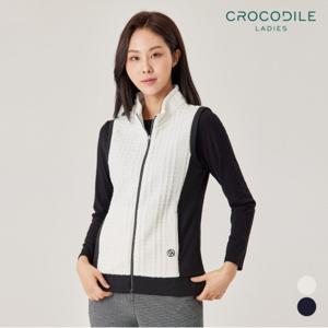 [크로커다일레이디] 기모안감집업베스트_CLBWTS217