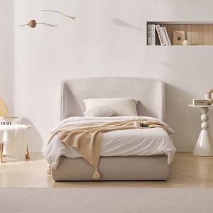 나무뜰 알로 패브릭 침대+유로탑 포켓 매트리스 SS CNS506C (착불)