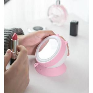 충전손난로 핑크 USB충전 LED거울손난로 충전식손난로