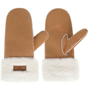 오즈어그웨어 UGG 미튼 양털가죽 벙어리 장갑 (OUW146-CHESTNUT)