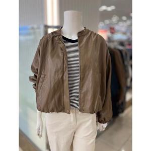 화이트호스 세이브존01 인조가죽지퍼자켓 W243115