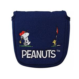 골프잇 일본수입정품 스누피 피넛 네이비블루 퍼터커버 H457