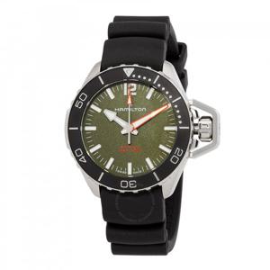 해밀턴 카키 네이비 프로그맨 오토매틱 그린 다이알 남성용 시계 H77455360