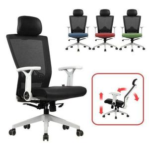 메쉬 게이밍의자 허리편한 WB타입 높이조절 블랙 게임