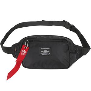 알파 인더스트리 크루 웨이스트 백 블랙 (UAC53002C1-001)