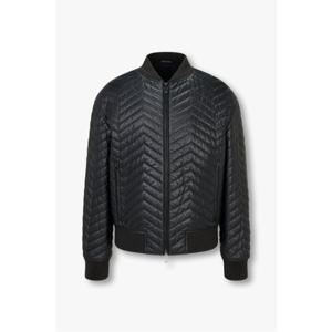 [엠포리오 아르마니][공식40프로할인] 남성 퀼티드 엠보싱 레더 자켓A514309006-I