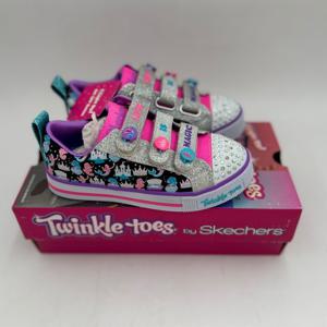 스케쳐스  키즈  여아  운동화  트윙클  라이트  미스  매직  블랙  20093L/BKMT