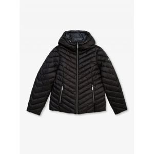 마이클 코어스 리버서블 MK 로고 패커블 재킷 77B6810M423364 블랙 솔리드/블랙 시그