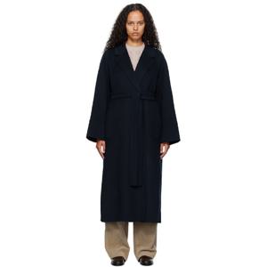 25 FW 막스마라 여성 네이비 아가타 코트 242118F059033