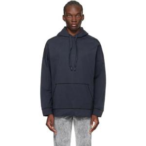 25 FW 써네이 남성 네이비 부코 후드티 241736M202002