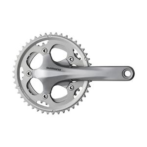시마노 EFCCX50CX66S [FC-CX50 실버 46X36T 170mm 10S 속도 10S /ROAD 7900 타입 BB 2피스 크랭크 호환 BB BB 별도 판매 치아 구성 46X36 크랭크 길이 170mm]