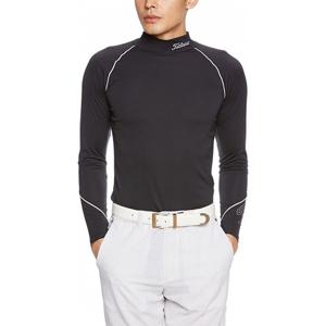 타이틀리스트 자외선차단 기능성 하이넥 긴팔 이너웨어 TSMU1597 블랙