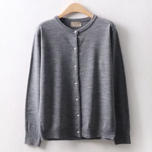 RM4278M403 여성미니콩단추가디건 필수아이템 카디건