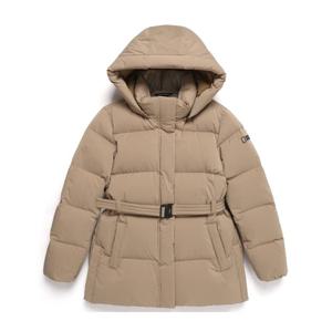 내셔널지오그래픽 N244WDW170 여성 에그레타 중기장 구스 다운 점퍼 TAN