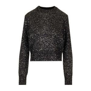 골든구스 올오버 자수 시퀸 크롭 울 스웨터 GWP01165 P001823 9