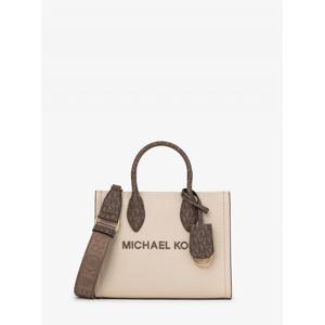 마이클 코어스 미렐라 탑 지퍼 쇼퍼 크로스 바디 스몰 35R5G7ZT5L2605 라이트 크림 멀티