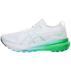 아식스 젤 카야노 31 화이트/브라이트 시안 1011B867.100