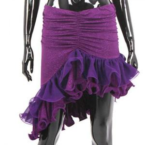 미니 BDS7401 펄 프릴 5부치마 보석 반짝 운동