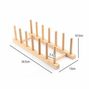 주방 원목 접시 정리대 꽂이 걸이 건조대 수납정리