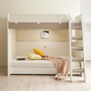 *HANI 하니 이층침대 서랍수납 수퍼싱글 SS 프레임+본넬매트12T포함