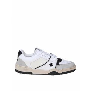 [DSQUARED2] 라프리마 남성 트레이너 블랙 앤 화이트 레더 스웨이드 스니커즈 SNM031501607269M072 /8