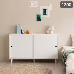 [삼익가구]아르떼 1200 미닫이 슬라이딩 수납장 높은 거실장