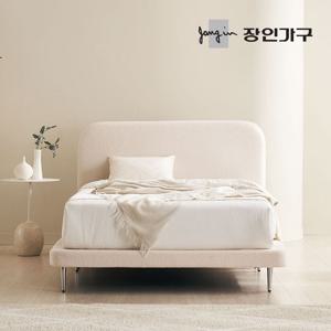 장인가구 도우 부클레 패브릭 헤드형 저상형 호텔 침대 SS+7존포켓유로탑+다릿발