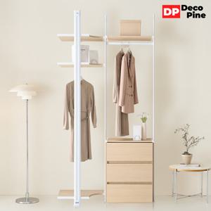 데코파인 모노 시스템 행거 1200 E세트 코너장 3단서랍 옷장 드
