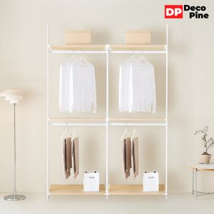 데코파인 모노 시스템 행거 1600 L세트 옷장 2개 드레스룸 고정