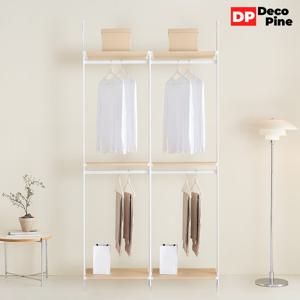 데코파인 피노 드레스룸 1200 A세트 옷장 2개 시스템 장 옷방